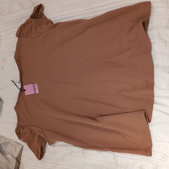 Smash + Tess Cozy Emma Short Sleeve T - Cinnamon Brown, L - Picture 6 of 6